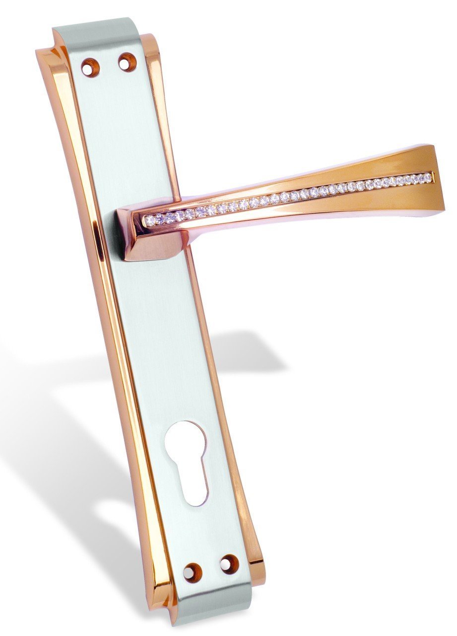 ZAMAK VENÜS TAŞLI AYNALI KAPI KOLU