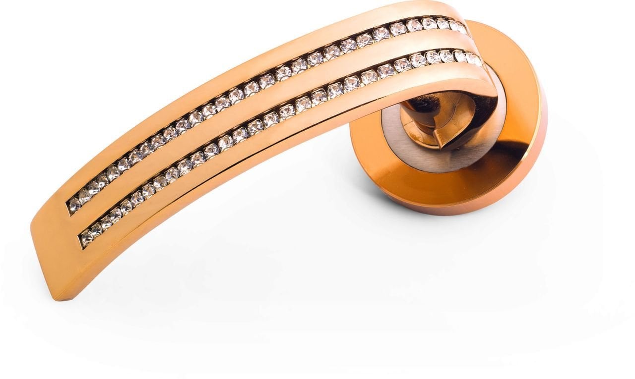 ZAMAK İREM TAŞLI ROZETLİ KAPI KOLU